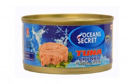 Oceans Secret Tuna Chunks In Spring Water   Tin  180 grams